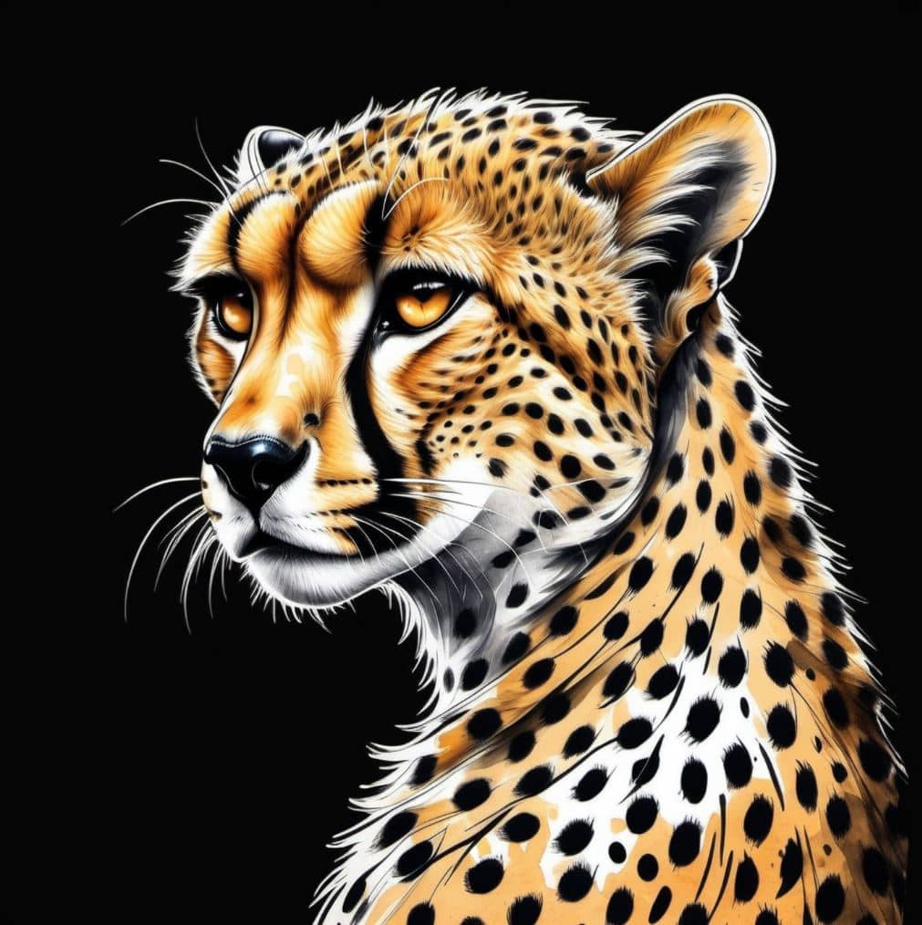 animal cheetah ceramic flux characteristics