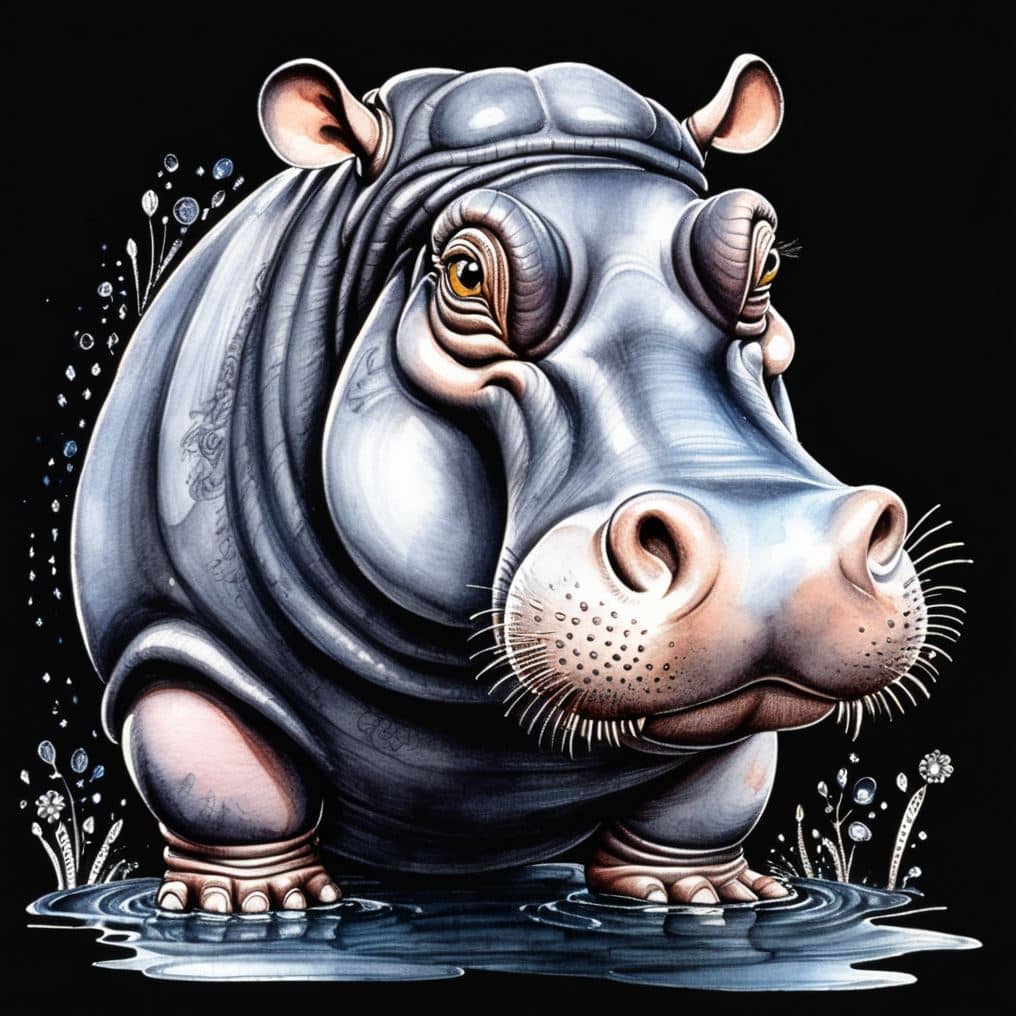 animal hippo ceramic flux characteristics
